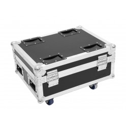 ROADINGER Flightcase 4x AKKU IP UP-4 QuickDMX with charging function